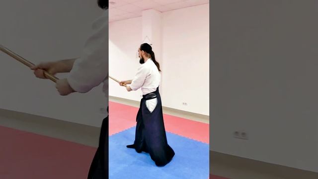 Вращения и удары дзё / Олег Деев Сенсей / Айкидо Одесса смотреть онлайн