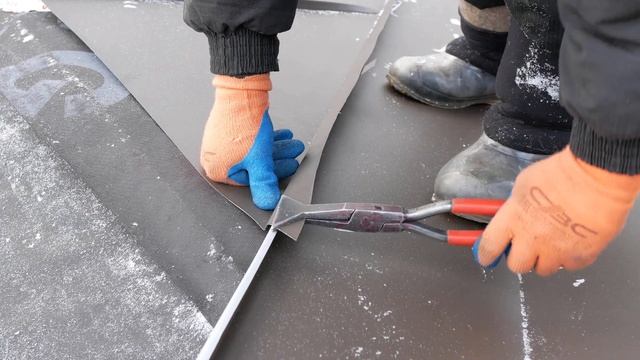 Фальцевая кровля своими руками за 15 минут