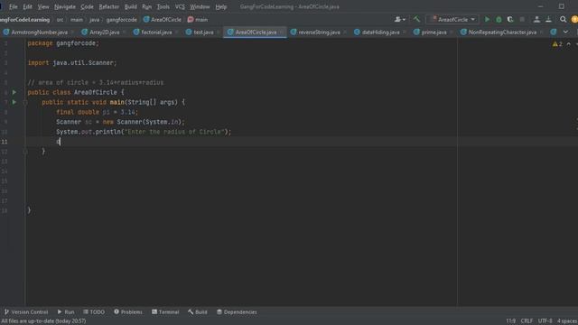 java program to calculate area of circle || Area of Circle Java code || Java Coding смотреть онлайн