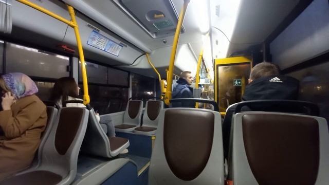 Автобус Минска МАЗ 215 069 госномер АТ 5952-7 марш 19 смотреть онлайн