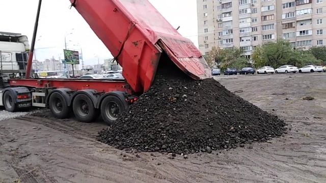Черный щебень, дробленый асфальт с доставкой по Киеву и обл. смотреть онлайн