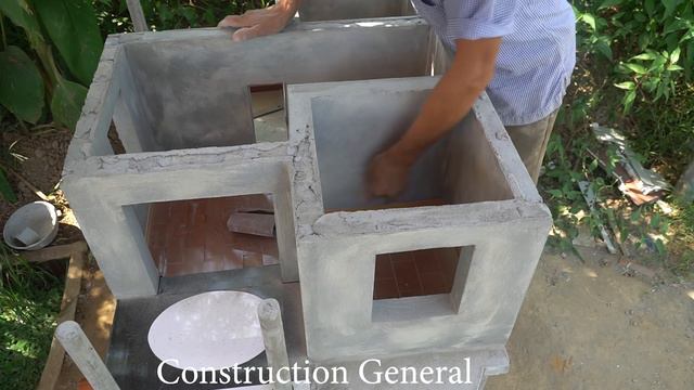 Строим модель дома из песка и бетона смотреть онлайн