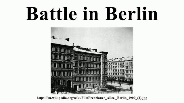 Battle in Berlin смотреть онлайн