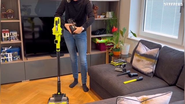 18V ONE+ Cordless HP Brushless Premium Stick Vac (Bare Tool) [RSV18X1-0] смотреть онлайн