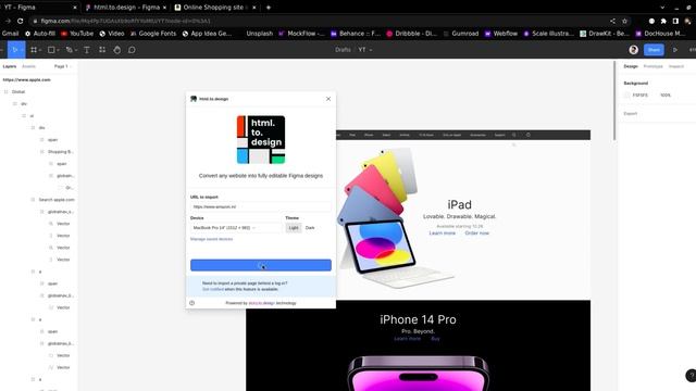 HTML To Figma Design In Seconds | Figma Tutorial смотреть онлайн