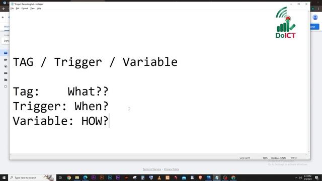 D-49-56 P-15 | Tag ,Trigger, Variable | Google Analytics | Digital Marketing | HPP@DoICT смотреть онлайн