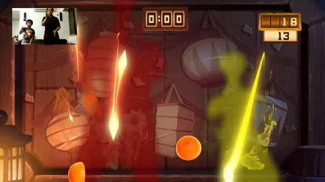 Xbox One Fruit Ninja Kinect 2 - Party Mode Battle смотреть онлайн