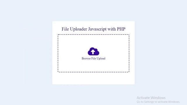 Drag and Drop to file upload with progress bar using javascript and PHP смотреть онлайн