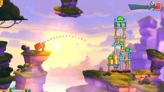 Angry Birds 2 Злые птички, Прохождение 1-4 смотреть онлайн
