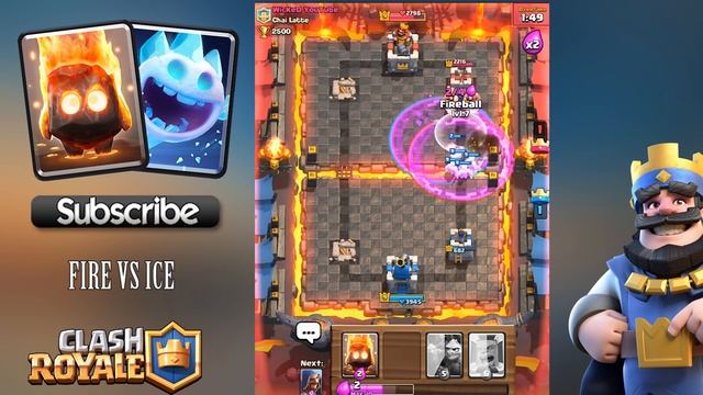 Fire Clan vs Ice Clan Battle Deck Challenge | Fire Spirits vs Ice Spirit | Clash Royale смотреть онлайн
