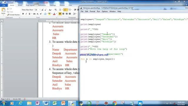 how to access data from Python-dictionary for loop смотреть онлайн