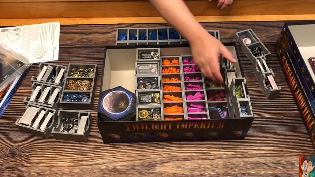 Twilight Imperium 4e & Expansion - Board Game Insert Overview from Folded Space - Unbox & Rebox! смотреть онлайн