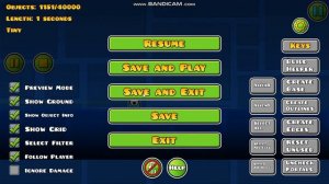 Как сделать бесконечный уровень в Geometry Dash