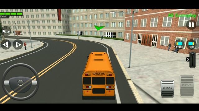 High School Bus Driving Simulator | Android Gameplay смотреть онлайн
