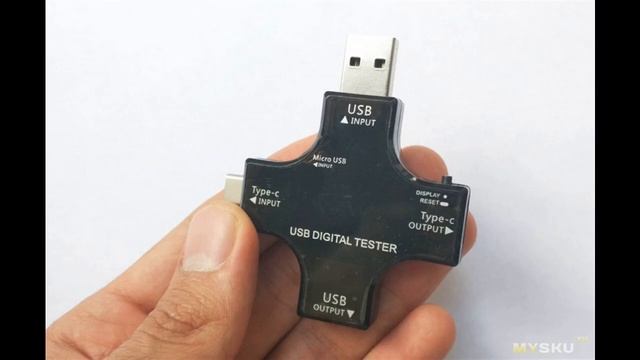 USB тестер с поддержкой type-c и microUSB - ATORCH J7-c | #Обзор смотреть онлайн