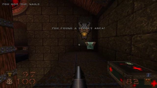 Let's play! Quake E1M2: Castle of the Damned #2 смотреть онлайн