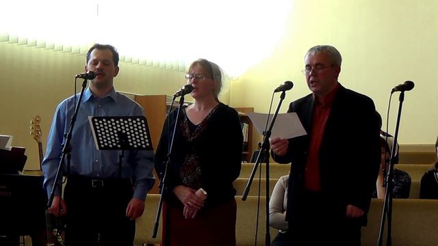 Песню "Взглянь на крест" поёт дуэт из г. Нойвид - Евангельской Лютеранской братской общины смотреть онлайн