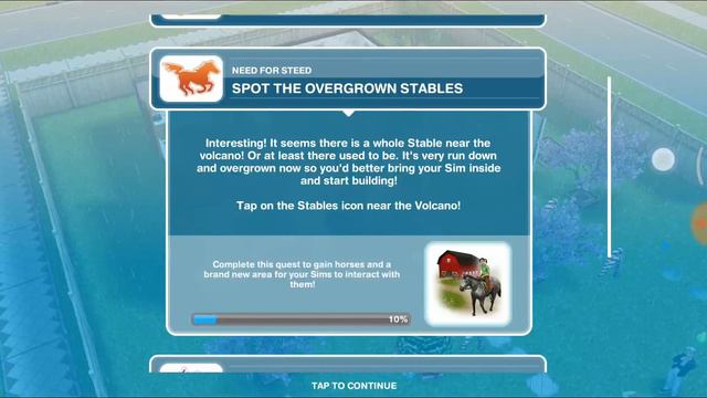 Spot the overgrown stables - the Sims freeplay 😻 смотреть онлайн