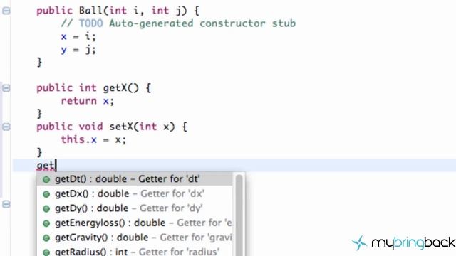 Learn Java 2.11- Game Applet- Get and Set vars easily смотреть онлайн
