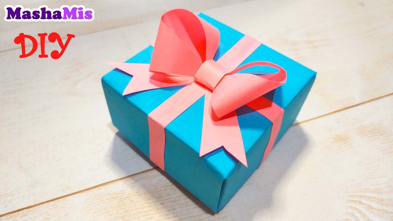 ОРИГАМИ КОРОБОЧКА для подарка/DIY Gift Box/Paper Crafts смотреть онлайн