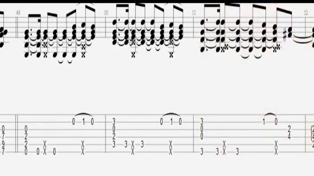 Coldplay - A Sky Full Of Stars / Guitar Acoustic Fingerstyle Tab смотреть онлайн