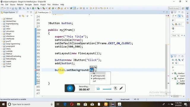 | বাংলা | Java Swing Tutorial 05 : Layout Manager and Color. смотреть онлайн