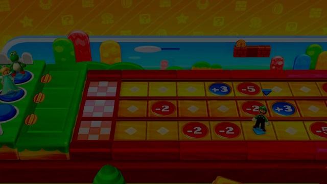 Mario Party Star Rush - Mario Shuffle - Peach Daisy Toad Vs. Yoshi Rosalina Luigi смотреть онлайн