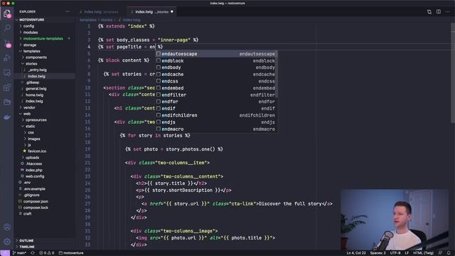 Craft CMS Tutorial - Full Website (Part 6) - Dynamic title tags and metadata for each entry смотреть онлайн