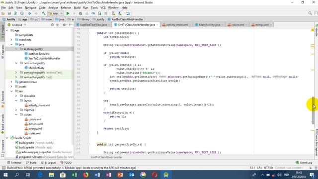 TUTORIAL MEMBUAT JUSTIFY TEXTVIEW DENGAN ANDROID STUDIO смотреть онлайн