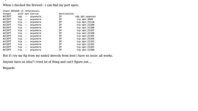 FTP issue in docker containers смотреть онлайн