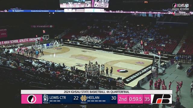 2024 IGHSAU State Basketball 4A Quarterfinal: Lewis Central vs Sioux City Bishop Heelan смотреть онлайн