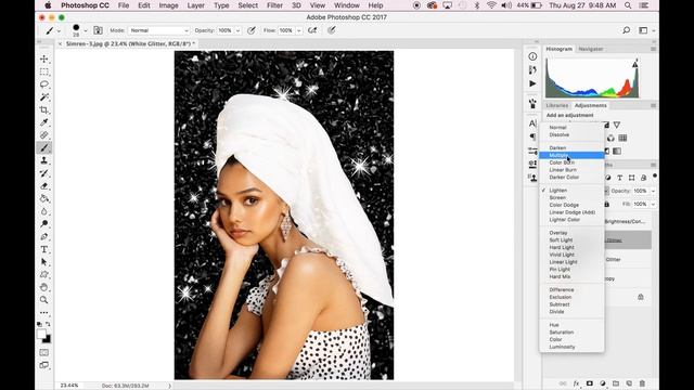 How To Add Glitter Aesthetic To Photos In Photoshop смотреть онлайн