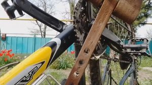 Как снять большую звёздочку с на велосипеде.