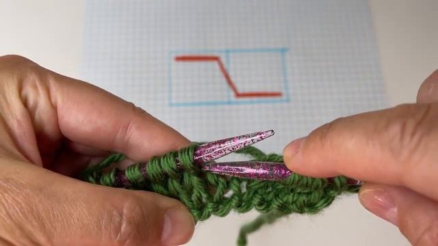 № 150 Скрещенные 2 петли с наклоном влево провязанные лицевыми только двумя спицами / Для начинающи смотреть онлайн