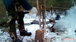 Постройка укрытий в лесу / ЧУМ Своими руками #3/ ПОСТРОЙКА УБЕЖИЩА / Лесной дом / бушкрафт зимой