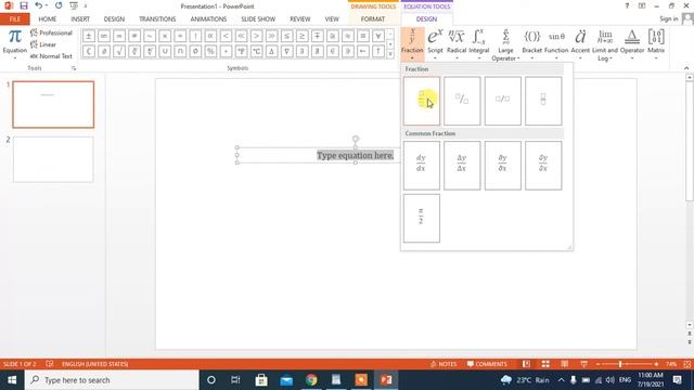 How To Type Fraction In MS Power Point смотреть онлайн