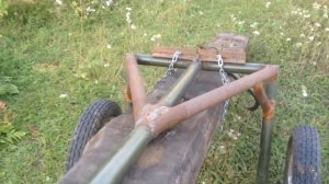 Доработка моей тележки для перевозки бревен