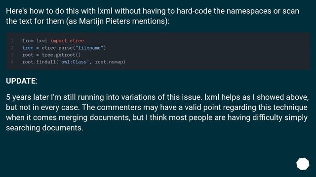 Parsing XML with namespace in Python via 'ElementTree' смотреть онлайн