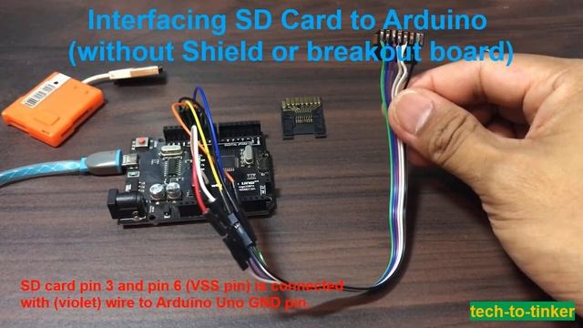 TUTORIAL: How to Interface SD Card to Arduino | No Breakout Board or Shield смотреть онлайн