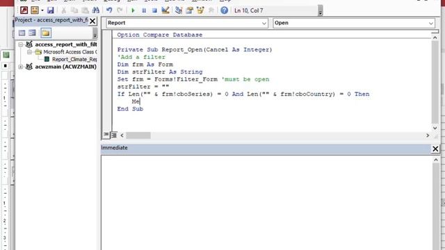 How to Launch and Filter Reports Using a Form in MS Access смотреть онлайн