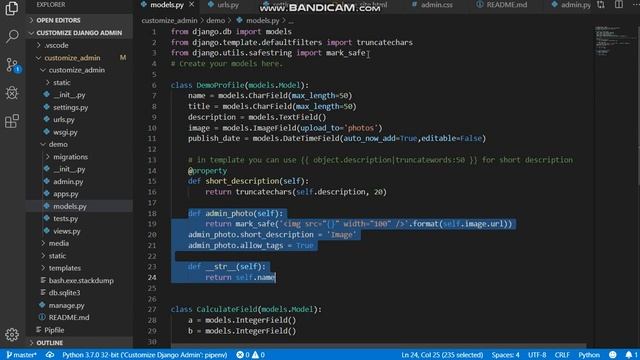 Display Image in django admin смотреть онлайн