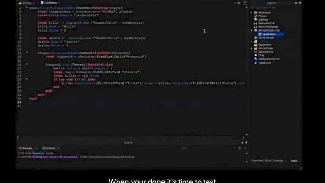 Roblox Studio | Deaths/Kills Leaderstats script | MP смотреть онлайн