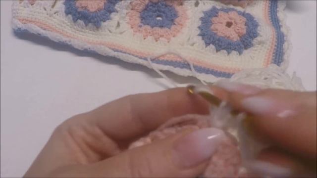 8 . Goldfaden Мастер класс Плед для малыша Вязание крючком Crochet A Baby Blanket