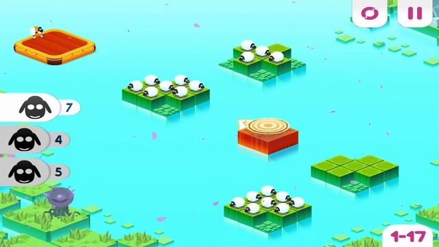Divide By Sheep - Green World 1-17 Walkthrough смотреть онлайн