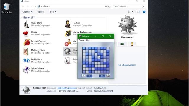 Windows 7 Games for Windows 10 Anniversary Update (Redstone) смотреть онлайн