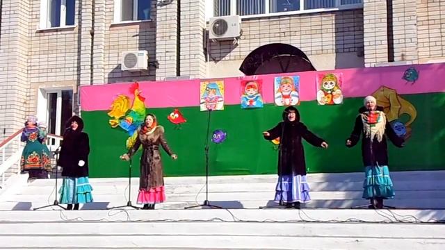 МАСЛЕНИЦА 2017год. Народный ансамбль песни «Проталина» Гуляй веселей смотреть онлайн