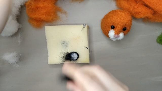 Валяние из шерсти. Как свалять тигра из шерсти. смотреть онлайн