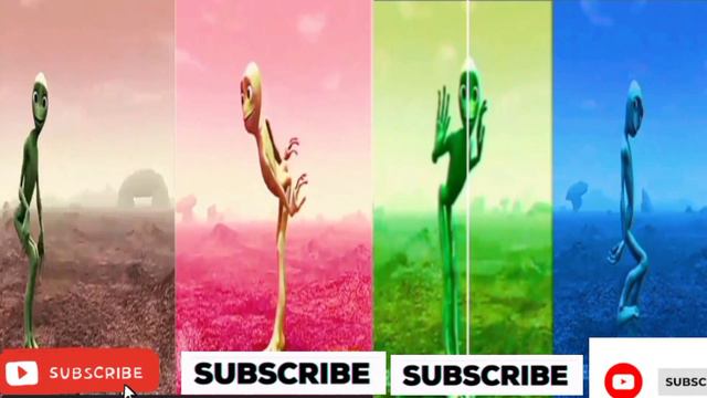 Alien Dance Vs Funny Alien Vs Pink Alien Vs Green Alienvs Blue Alien |dam To Casito |Alien Dance