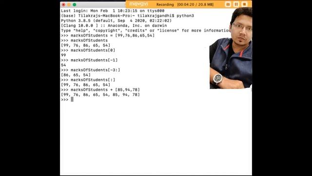 Python Programming Series Session 6 - Python List Data structure смотреть онлайн