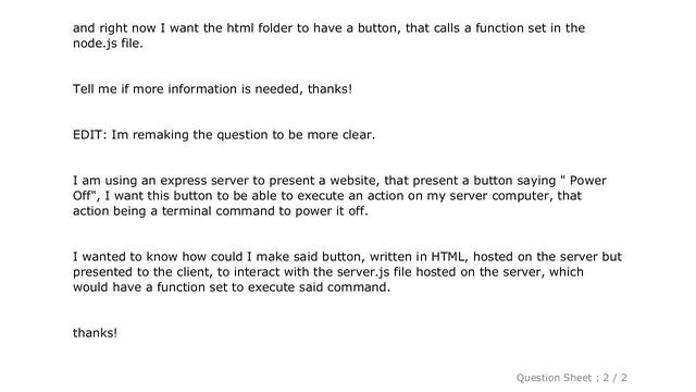HTML : Call a node.js function inside an html file смотреть онлайн